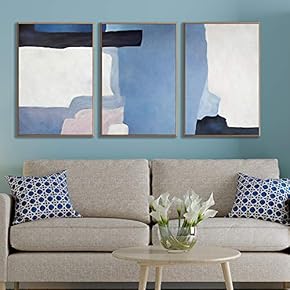 Framed Canvas Wall Art for Living Room, Bedroom Canvas Prints for Home Decoration Ready to Hanging - 16"x24"x3 Panels