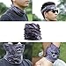 Your Choice 12-in-1 Versatile Headband Outdoor Sports Seamless Magic Scarf Military Headwear Multifunctional Neck Gaiter Half Face Mask Bandana Snake Camouflage (Black)