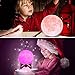 Mydethun 16 Colors Moon Lamp LED 3D Print Cool Moon Night Light with Stand Remote Touch Control and USB Rechargeable Gift for Women Baby Kids Birthday Party Home Décor(3.9 inches)