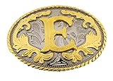 Initial Letters Western Style Cowboy Rodeo Gold