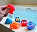 Joyin Toy 12 Pack 3.5'' Squirt Squeaker Bath Toys with Toy Organizer for Fun Bath.