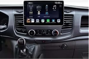 Android Radio Stereo for Ford Transit 250 350 2018-2025 Head Unit Replacement Car Multi Media Player Upgrade,Wireless carplay