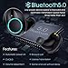 True Wireless Earbuds Bluetooth 5.0 Auto Pairing Wireless Earphones IPX7 Waterproof Sport Bluetooth Headphones with 3500Mah Charge Case and Mic HD Calls Noise Reduce Earbuds for iPhone Android Black