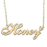 RONKAHSHOW Honey Custom Name Necklace Customized