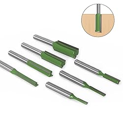 Saipe 7pcs 1/4" Shank Tungsten Carbide