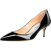 JOY IN LOVE Women's Shoes Low Heels Pointy Toe Kitten Heel Daily Pumps
