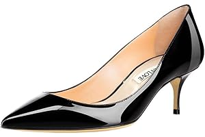 JUNE IN LOVE JOY IN LOVE Women's Shoes Low Heels Pointy Toe Kitten Heel Daily Pumps