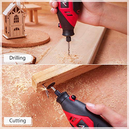 AVID POWER Rotary Tool with Flex Shaft 1.0 Amp Electric Rotary Tool, 6