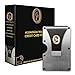 OGO Mens Minimalist Aluminum Money Clip – Slim RFID Blocking Wallet – ( Silver )