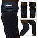 Webetop Motorcycle Knee Pads Adult High-Impact Shield-Resistance Flexible Breathable Adjustable Aramid Fiber +EVA Motocross MTB Shin Guards for Riding Skating Cycling