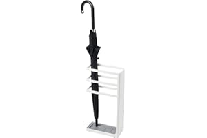 Yamazaki Home Freestanding Holder Stand for Umbrellas/Canes/Walking Sticks, One Size, White (7932)