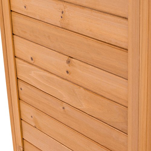 SKEMiDEX--- Potting Bench Cabinet Storage Wooden Garden Shed Tools Organizer Work Station Two doors at the bottom with shelf allow you to create the perfect storage area to meet your requirements. - Thumbnail 6