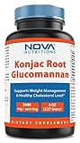 Konjac Root Glucomannan 100% Pure Powder - 8 oz by Nova Nutritions