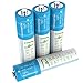 Baseline Battery 12 AAA Ni-MH 400mAh Rechargeable Batteries 1.2V for Garden Solar Light, Remotes, Small appliances AAA NIMH