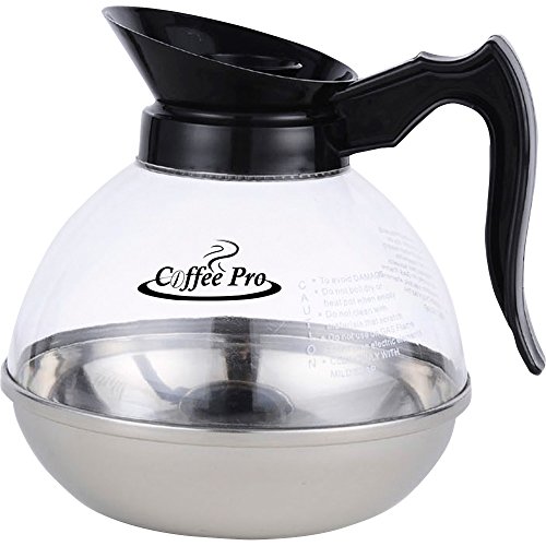 Original Gourmet CPU12 Unbreakable Decanter, Regular, 12 Cup, 8"x10"x10", BK Handle