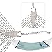 Quilted Fabric Hammock with Pillow, Spreader Bar Portable Outdoor Camping Hammock for Patio Yard Heavy Duty（450lbs Capacity