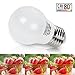 TORCHSTAR A15 LED Refrigerator Light Bulbs, 5W (40W Eqv.), 110-130V, E26/E27 Base, Omni Directional, 450lm, for Appliances, Freezers, Ceiling Fans, 5000K Daylight, Pack of 6