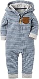 Carter's Striped Hooded Romper (Baby)