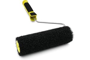 HogarTech 12-Inch Drywall Compound Roller with 1/2-Inch Mesh Polypropylene Pile for Fast Texture Application on Walls and Cei