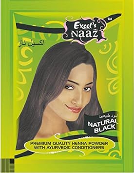 Excel's Naaz Premium Quality Mehdi With Ayurvedic - 30 GM (Natural Black)