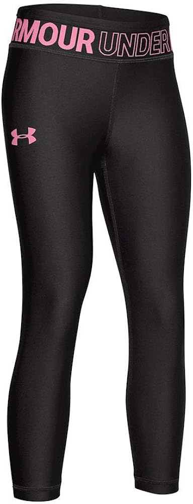 Under Armour Girls' HeatGear Armour Ankle Crop: Clothing