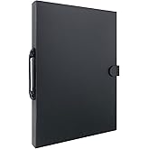 JJRING 16x22 Art Portfolio Binder with Handle Black | 40 Pockets, Large Display Book Storage Folder For Diamond Painting And Artwork