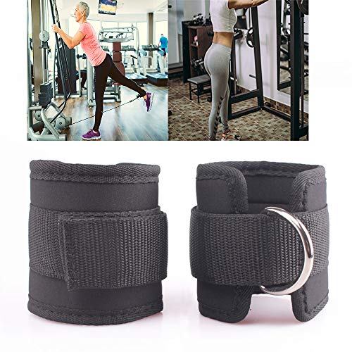 KUCEY-Fitness-Ankle-Straps-for-Cable-Machines-Neoprene-Padded-Ankle-Cuff-with-D-Ring-for-Gym-Workouts-Fitness-Equipment-for-Leg-Exercise-Cable-Kickbacks-Glutes-Weighting-2-Pack-Men-and-Women
