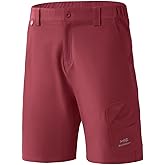 BASSDASH 10.5” Mens Fishing Cargo Shorts Quick Dry UPF 50+ Water Resistant FP01M