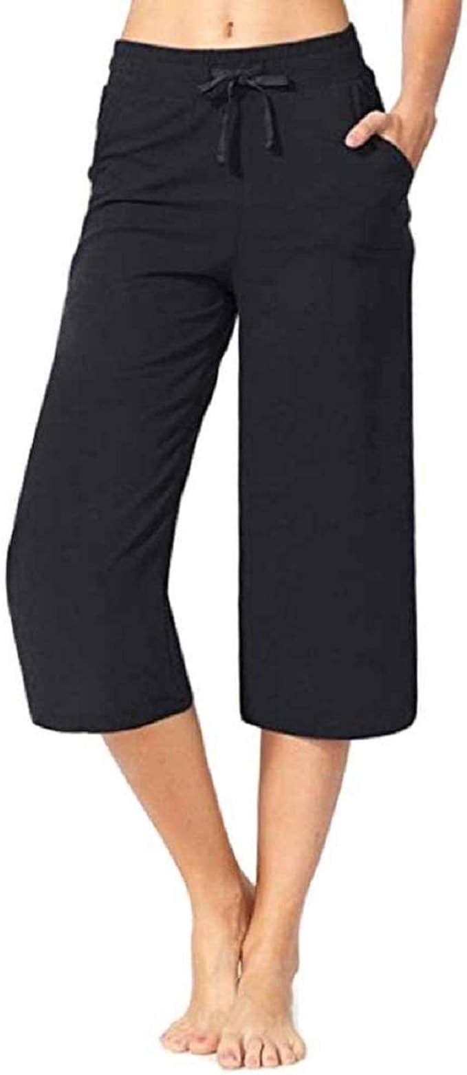 cheap plus size cropped trousers