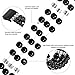 IMYMAX for Fitbit Charge 2 Bands Bracelet Women Replacement Dressy Artificial Pearl Elastic Handmade Bracele/Wrist band for Fitbit Charge 2 Smart Watch (Pearl Black)