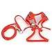 SELMAI Stylish Red Plaid Suits Mesh Dog Tuxedo Harness Vest Leash Set for Small Toy Dog Cat Puppy Adjsutable No Pull M