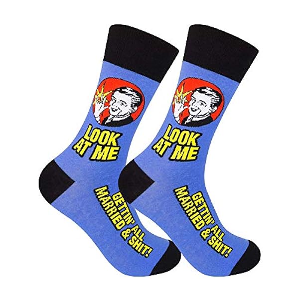 Funatic 新郎用ウェディングソックス おもしろい花嫁の父用ソックス 新郎用ソックス