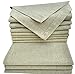 GFI LINEN CLUBS Flax Linen Cotton Cloth Dinner Napkin - 18x18 - Natural, Premium Napkins with Metered Corners, Pack of 12, Reusable, Soft and Durable, Dining, Kitchen, Parties, Weddings
