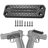 Creatormbsy Magnetic Gun Mount & Holster , Rubber Coated 42 Lbs Rated, Safe Storage and Quick Access to Firearm, Used In Home, Office, Car,Vehicle, Desk, Truck, Wall...
