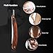 Anself Straight Edge Barber Razor Stainless Steel Blade Shaving Knife Folding Hair Shaver