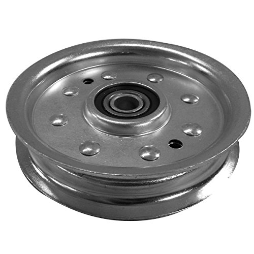 LASER Flat Idler Pulley with Flanges & Heavy Duty Bearings