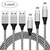 USB Type C Cable,3 Pack (3 6 10FT) Farplus USB C Cable Fast Charger Nylon Braided Cord for Samsung Galaxy S8 S8 Plus,LG G6 G5 V20,Google Nexus 5X/6P,Nintendo Switch,MacBook and More