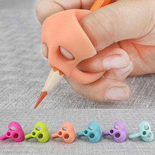 image for Pencil Grips Qingo 2018 New Finger Grip Writing Aid Grip Trainer Postu