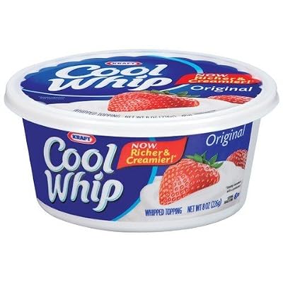KRAFT COOL WHIP TOPPING 8 OZ PACK OF 3