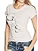 GUESS Factory Women's Irisa Staggered Logo Short-Sleeve Tee