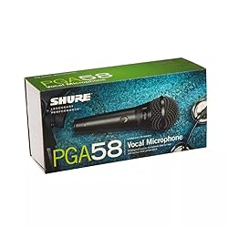 Shure PGA58 Dynamic Microphone - Handheld Mic for