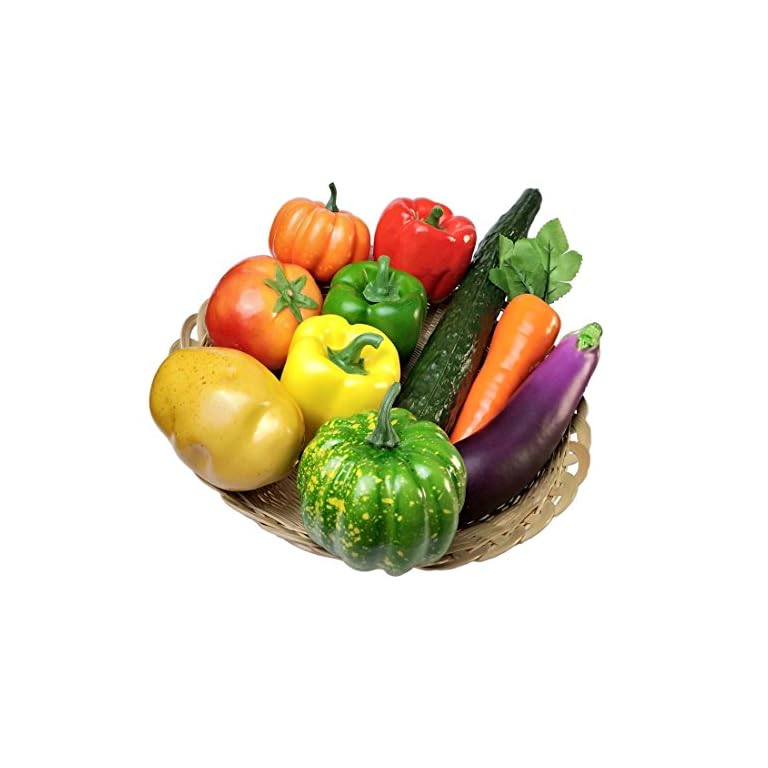 Lorigun 10 Pieces/Set Artificial Vegetables Simulation Vegetables