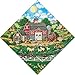 MasterPieces Barnyard Menagerie Barn with Animals Diamond Shaped Jigsaw Puzzle by Bonnie White, 500-Piece