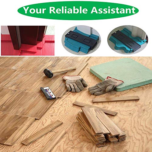 Jauge de Contour 250mm Plastique Copieur de Profil Jauge de Profilé pour Regle Architecte, Copieur de Contour pour Précision de Mesure de Carrelage, Outil de Marquage du Bois Stratifié (25 CM, Vert)