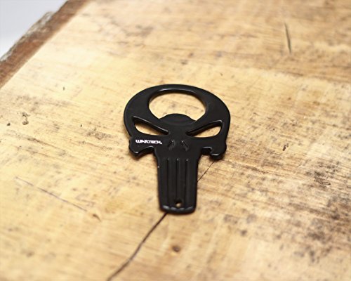 Wartech HWT210 Skull Key Chain Bottle Opener (HWT210BK)