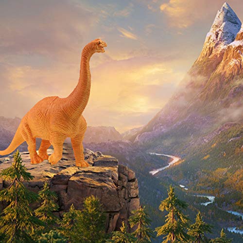 Litian Dinosaur Toys Play Set 5-8 inches Plastic Realistic Dinosaurs Figures Pack of 15 Including T-rex, Stegosaurus, Monoclonius, Ceratosaurus for 3+ Kids Toddler Boys Girls Birthday Gift (KL-15PCS) - Thumbnail 4