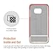 Galaxy S6 Edge Plus Case, Maxboost [Vibrance Series] For Samsung Galaxy S6 Edge+ 2015 [Lifetime Warranty] Protective SOFT-Interior Scratch Protection [Slider Style]-Italian Rose/Champagne Gold