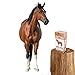 Himalayan Nature 100% Natural Himalayan Rock Salt Block - Rich Mineral Salt Licking Brick for Animals, Horses & Deer Ideal for Animal Health & Nutrition | 5-8 LBS