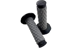 HJSIUTV Universal 7/8 Inch Motorcycle Hand Grips Cover Protectors Dirt Bike Throttle Bar Grip Compatible with Kawasaki KX60 KX125 KX250F Suzuki DRZ125L DR650 YZ250F WR250R TTR110 CR80R CRF150R