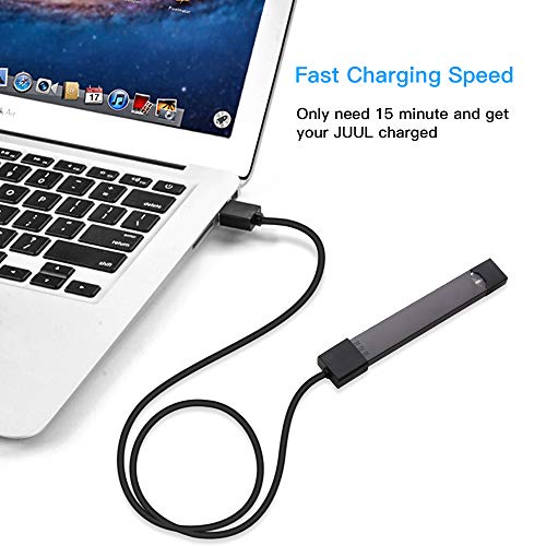 VEEAPE JUU L Magnetic Charger USB Cable - 2.6 Ft Cord - Fast Safe Charge - Compatible with Any USB Output Device - (2 Pack)